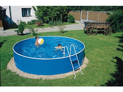 Каркасний басейн AZURO BASIC ø2,4х0,9м з скімфільтром 2000