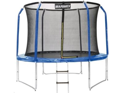 Батут Marimex 305см з захисною сіткою та драбиною